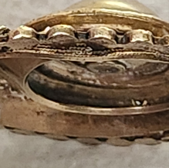 Vintage Dress-clip with Faux Pearl and Rhinestone - Picture 8 of 9